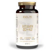 Evolite Nutrition Vitamin D3+K2 120 softgels