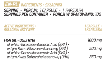 Evolite Nutrition Ultra Omega 3 500EPA / 250DHA 100 softgels