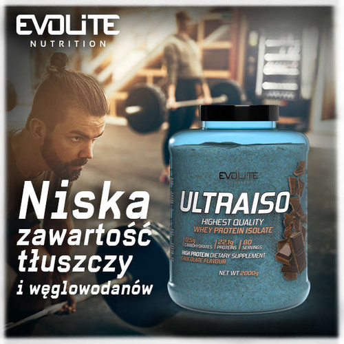 Evolite Nutrition UltraIso Double Chocolate Flavours 2000 g