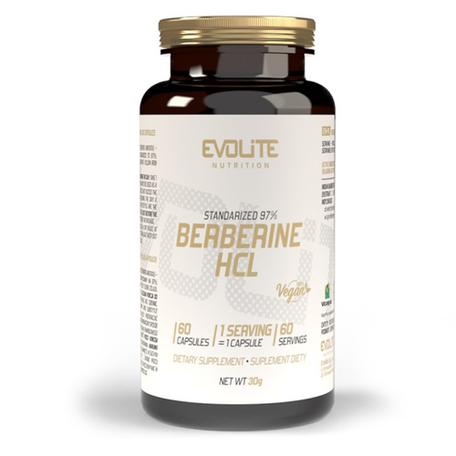 Evolite Nutrition Berberine HCL Standarized 97% 60 Vcaps