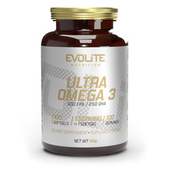 Evolite Nutrition Ultra Omega 3 500EPA / 250DHA 100 softgels