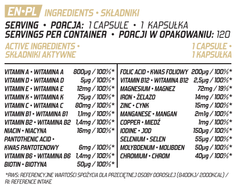 Evolite Daily Dose 120 Vcaps