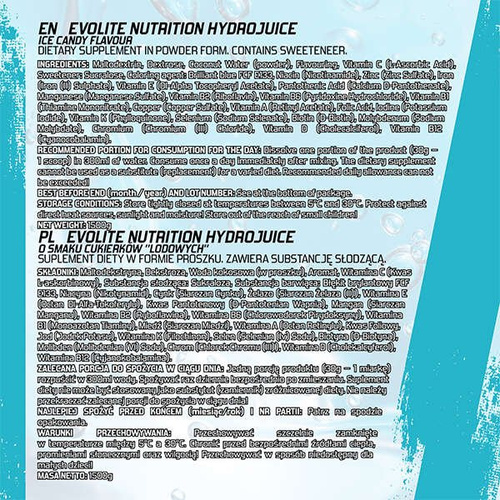 Evolite Nutrition HydroJuice 1500 g