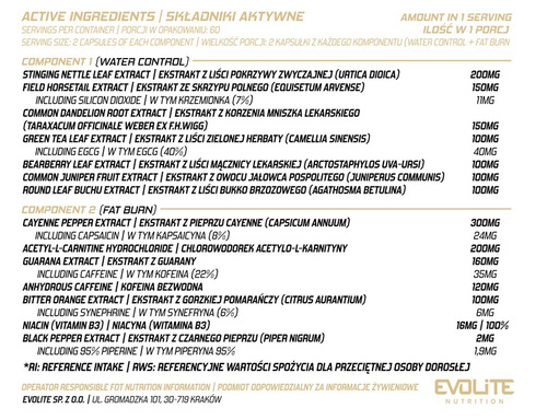 Evolite Ultra Burner 240 Vcaps