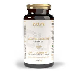 Evolite Acetyl L-Carnitine + Green Tea 100 Vcaps